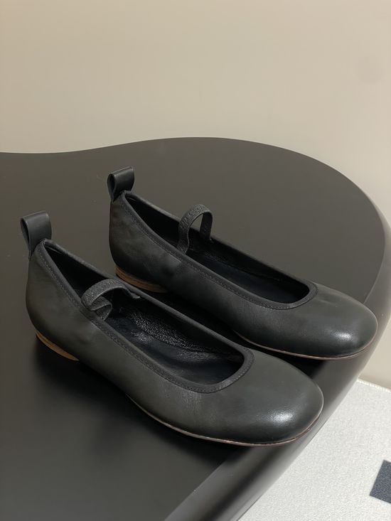 Lemaire Comfortable Mary Jane Flats with Low Heels