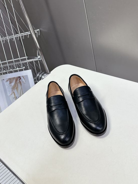 Loro Piana Classic Suede Loafer Shoes Premium Leather Upper Comfortable Soft Insole