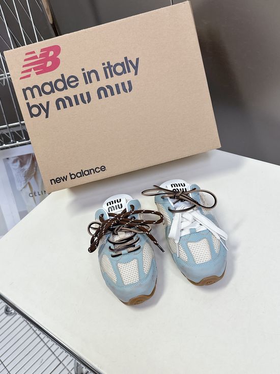 Miu Miu Vintage Spliced Sneakers Comfortable Casual All-match Soft Footwear
