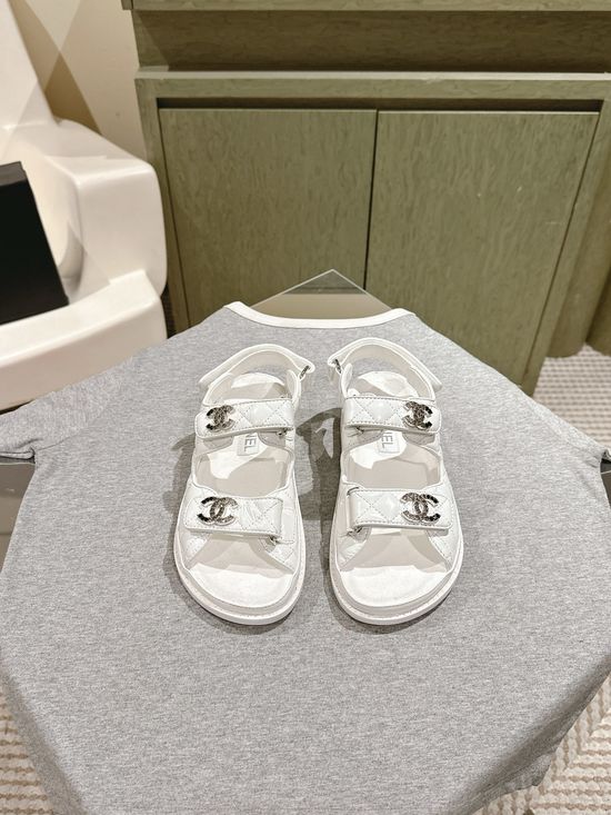 Chanel Casual Comfortable Slip On Beach Slide Sandals