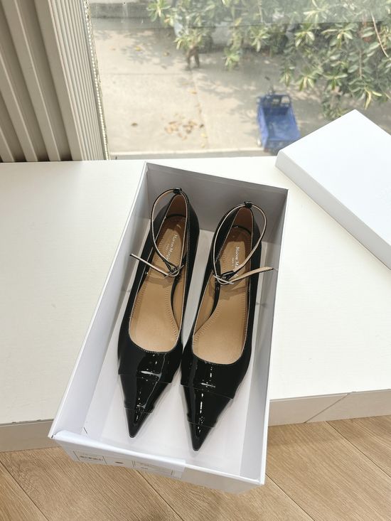 Christian Louboutine Patent Leather Soft Comfortable Slip On Casual Flats
