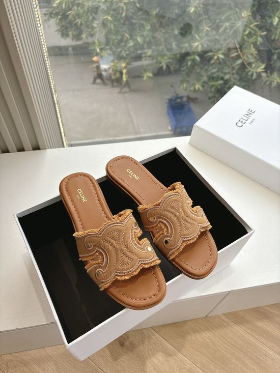 Celine Embossed Logo Thick Sole Casual Sneakers