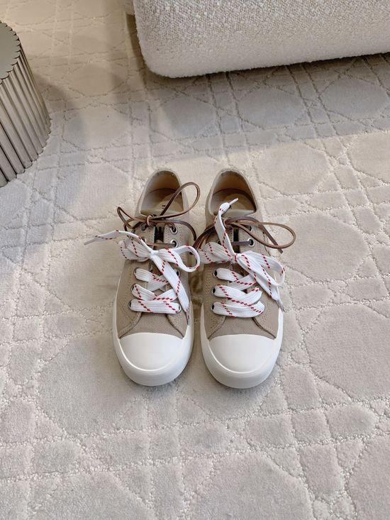Miu Miu Versatile Canvas Casual Shoes For All Year Wear
