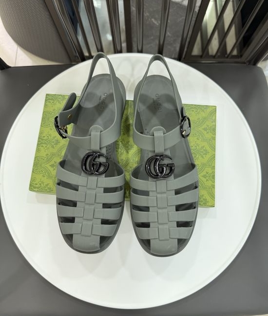 Gucci Matte Translucent TPU Jelly Sandals Premium Craft