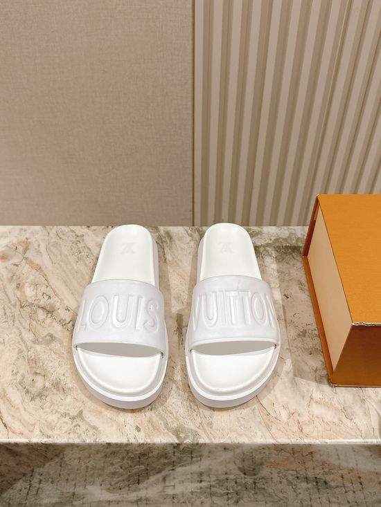 Louis Vuitton 3D Printed Upper Casual Comfort Slip On Slippers