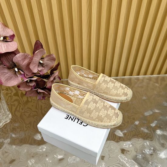 Celine Breathable Mesh Upper Espadrilles Soft Linen Sole Comfortable Shoes