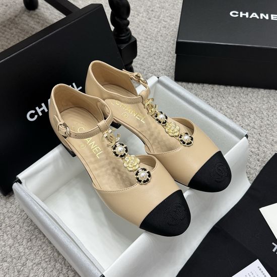 Chanel Premium Sheepskin Casual Shoes Soft Sole Versatile Style