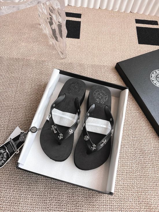Chrome Hearts Casual Non-slip Comfortable Flip Flop Slippers