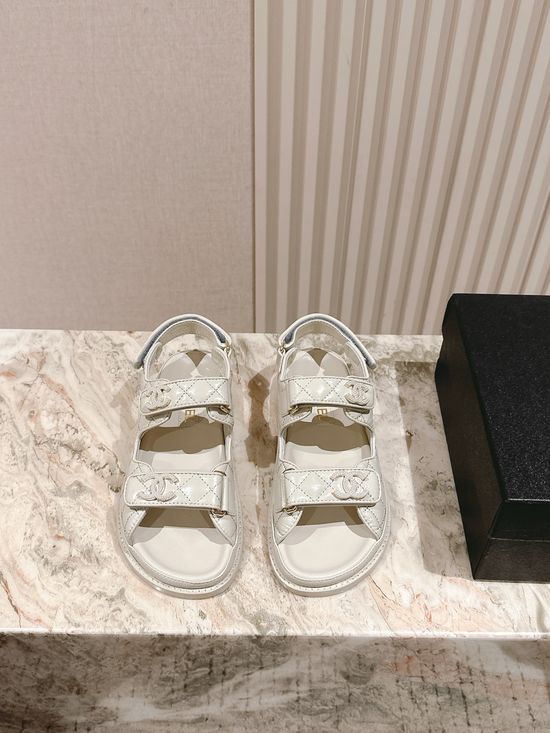 Chanel Casual Comfortable Slip On Beach Slide Sandals
