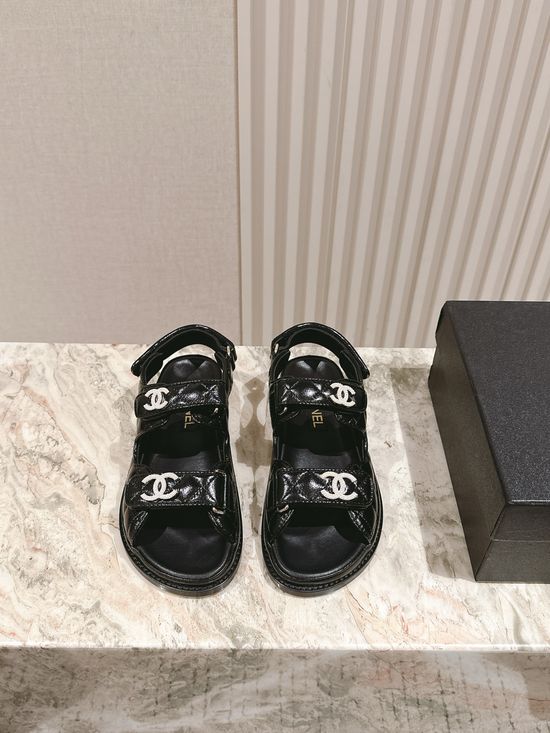 Chanel Casual Comfortable Slip On Beach Slide Sandals