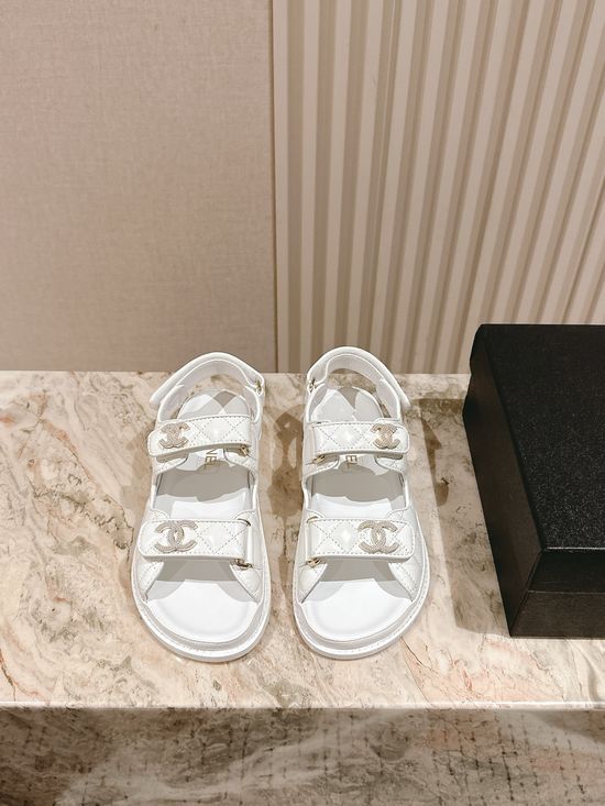 Chanel Casual Comfortable Slip On Beach Slide Sandals