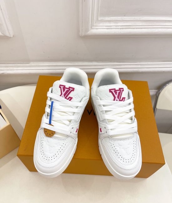 Louis Vuitton LV Cherry Blossom Themed Classic Casual Sneakers