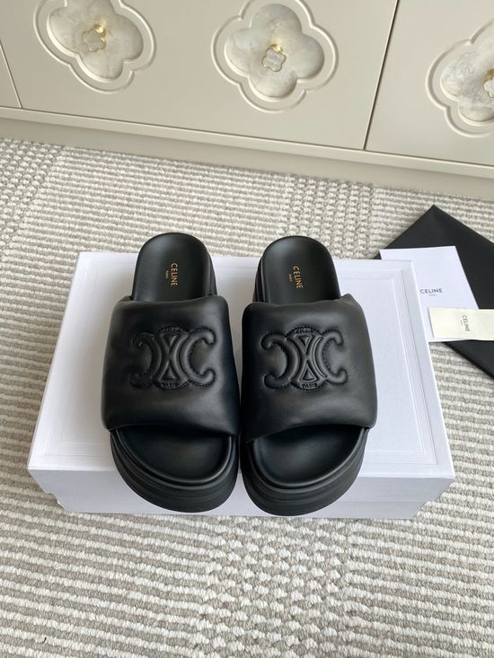 Celine Elevated Platform Sandals for Instant Height Boost