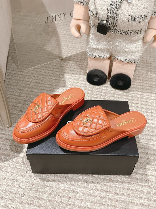 Chanel Classic Quilted Slip On Loafers Soft Sheepskin Lining