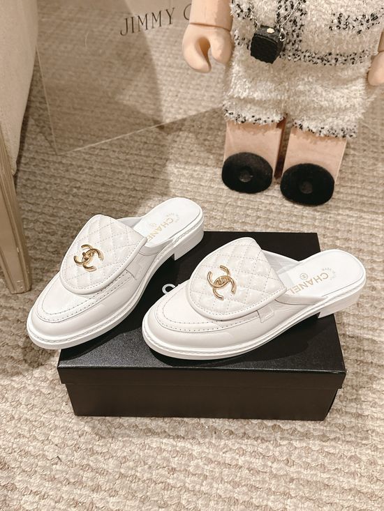 Chanel Classic Quilted Slip On Loafers Soft Sheepskin Lining