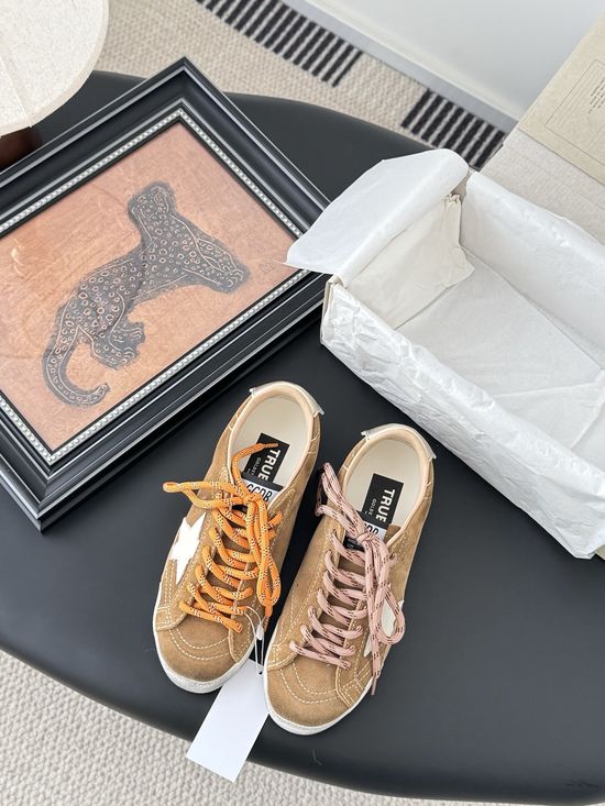 Golden Goose Trendy Graffiti-Designed Dirty Shoes