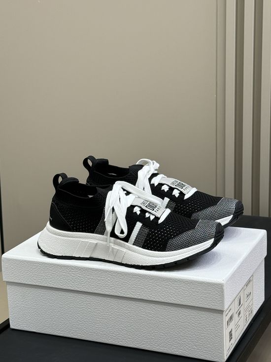 Christian Dior Fashion Breathable Mesh Lace Up Running Sneakers