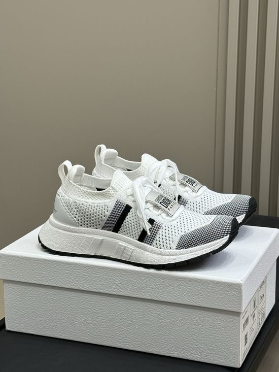 Christian Dior Fashion Breathable Mesh Lace Up Running Sneakers