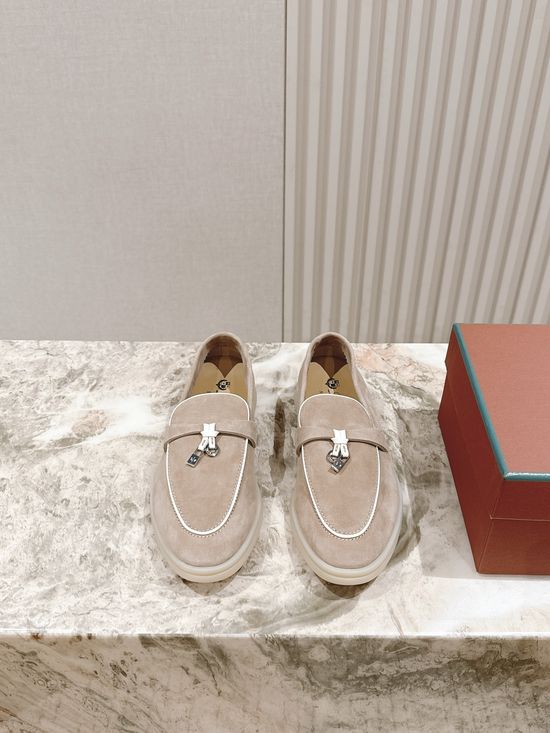 Loro Piana Soft Cozy Slip On Mules with Non Slip Flexible Sole