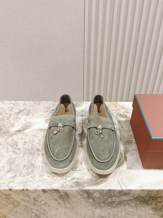 Loro Piana Soft Cozy Slip On Mules with Non Slip Flexible Sole