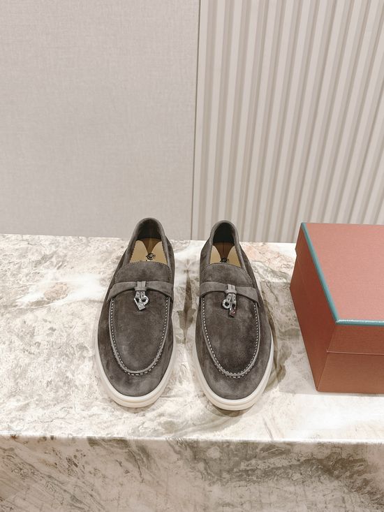 Loro Piana Soft Cozy Slip On Mules with Non Slip Flexible Sole