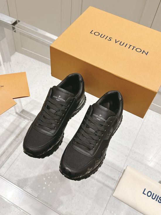 Louis Vuitton Classic Monogram Leather Running Sneakers