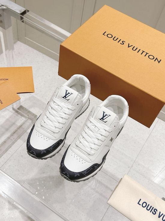 Louis Vuitton Classic Monogram Leather Running Sneakers