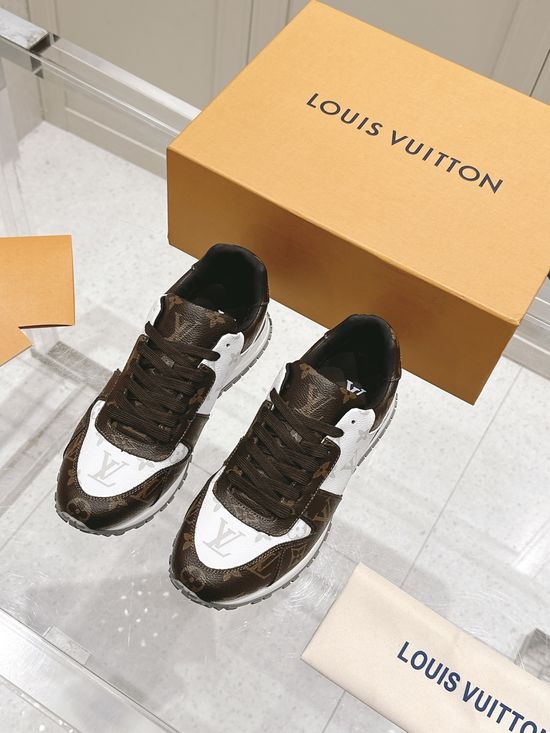 Louis Vuitton Classic Monogram Leather Running Sneakers