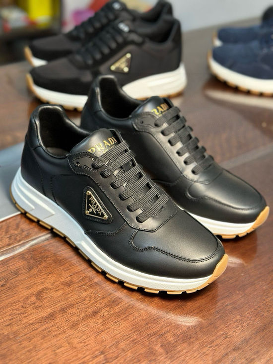 Prada Premium Fabric Casual Shoes With Durable Sole
