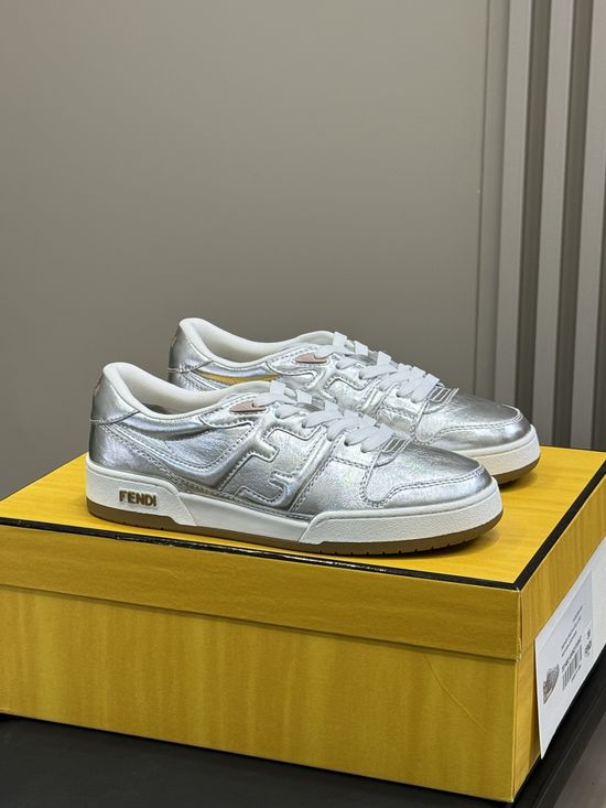 Fendi Classic Color Matching Casual Versatile Skate Shoes