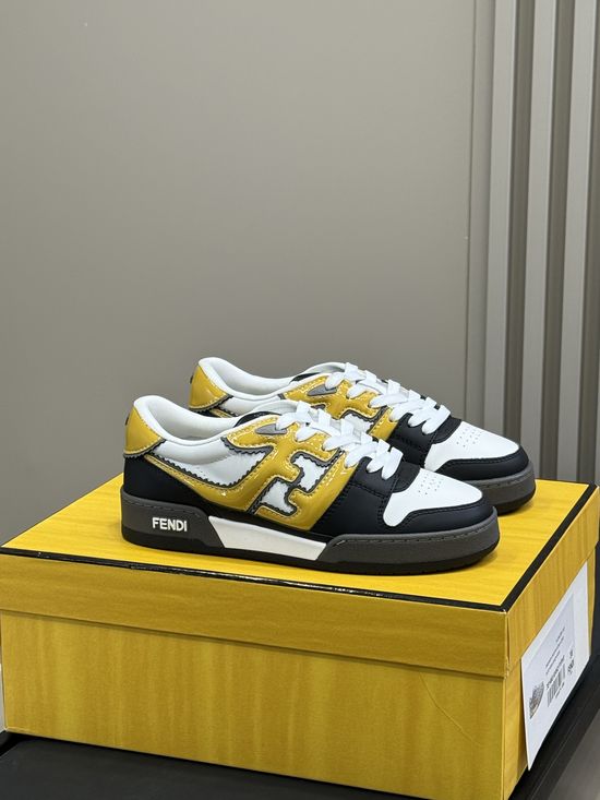 Fendi Classic Color Matching Casual Versatile Skate Shoes
