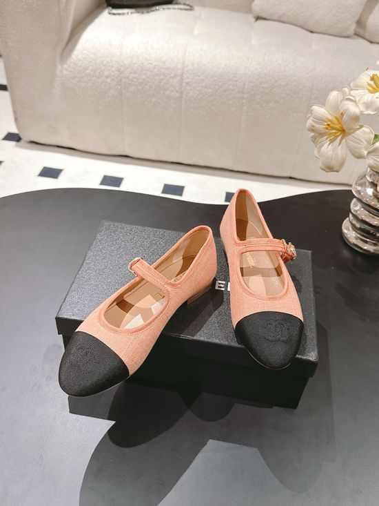 Chanel Classic Colorblock Comfortable Mary Jane Flats