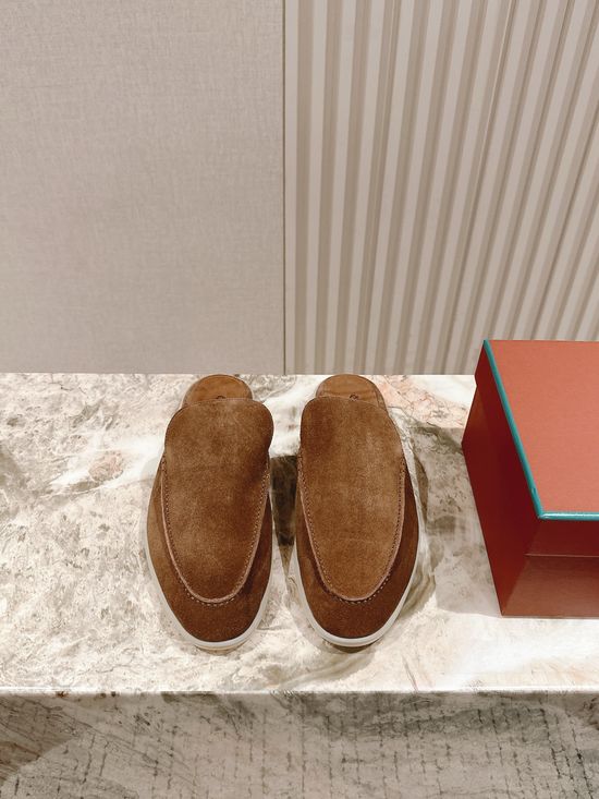 Loro Piana Soft Comfortable Slip On Loafers with Durable Outsole