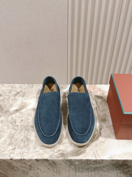 Loro Piana Soft Comfortable Slip On Loafers with Durable Outsole