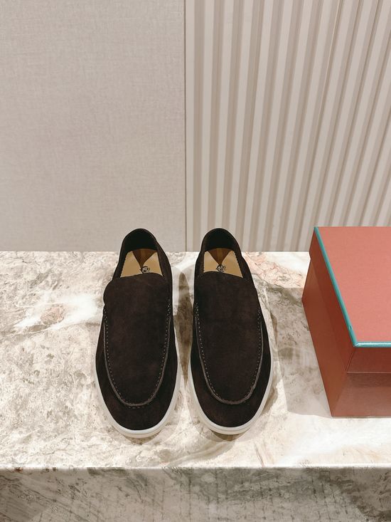 Loro Piana Soft Comfortable Slip On Loafers with Durable Outsole