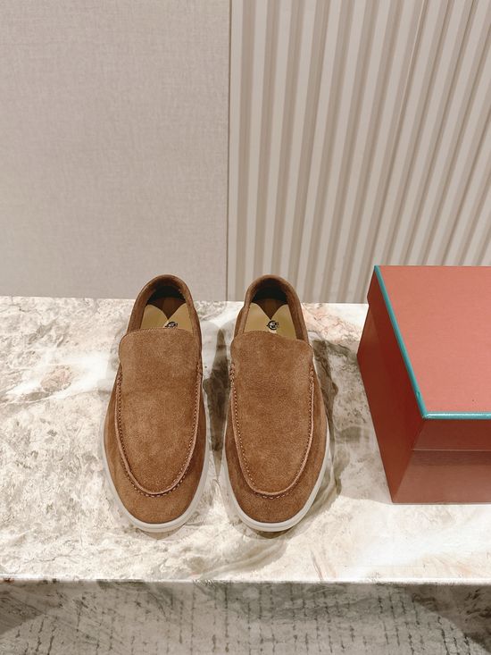Loro Piana Soft Comfortable Slip On Loafers with Durable Outsole