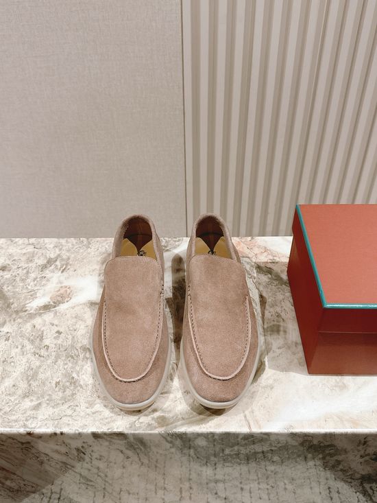 Loro Piana Soft Comfortable Slip On Loafers with Durable Outsole