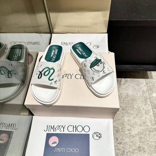 Jimmy Choo Printed Comfortable Beach Slides Casual Daily Slippers
