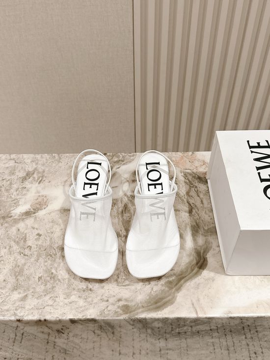 Loewe PVC Leather Upper Comfortable Casual Fashion Shoes