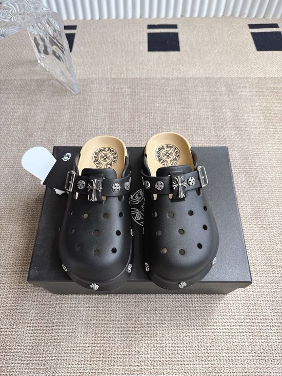 Chrome Hearts Non-slip Thick Soled Platform Clog Slippers