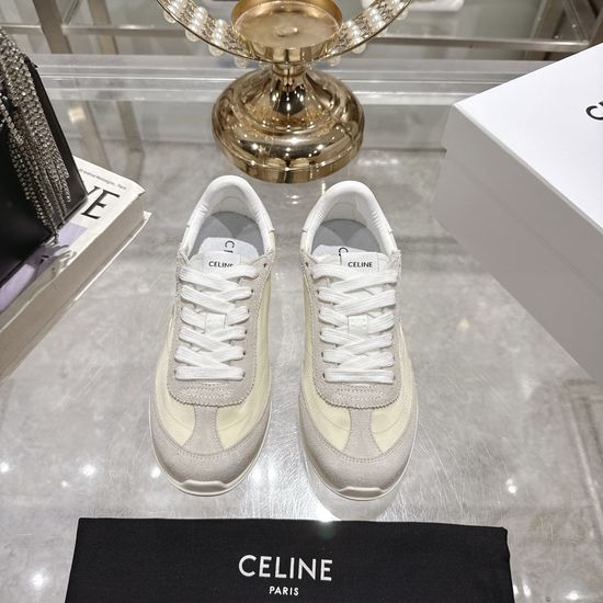 Celine Classic Versatile White Sneakers Lightweight for Daily Wear