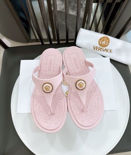 Versace Non-Slip Waterproof Matte Footbed Flip Flops
