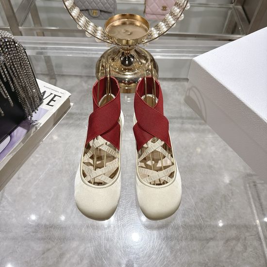 Christian Dior Soft Leather Classic Flats Elegant Daily Comfortable Footwear