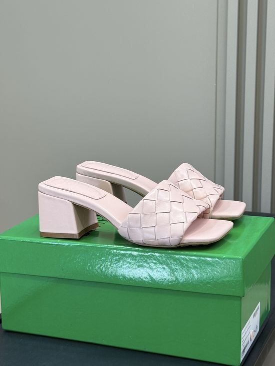 Bottega Veneta Woven Leather Comfort Casual Flat Mule Slides