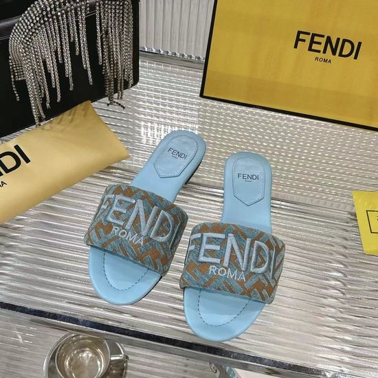Fendi Comfort Slip On Mules With Premium Upper Material