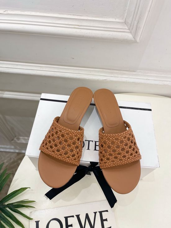 Bottega Veneta Handwoven Kitten Heel Slide Sandals