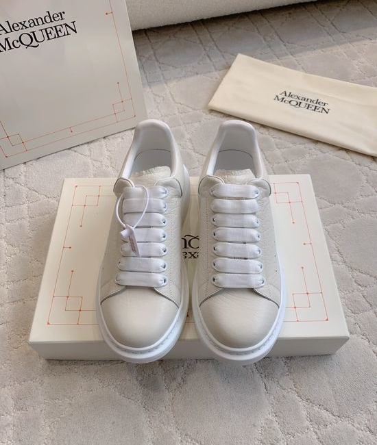 McQueen Premium Genuine Leather Platform Casual Daily Shoes