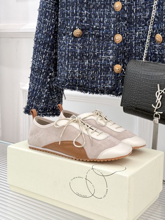 Orinous Retro Classic Trainers Handcrafted Stitching Non-slip Sole