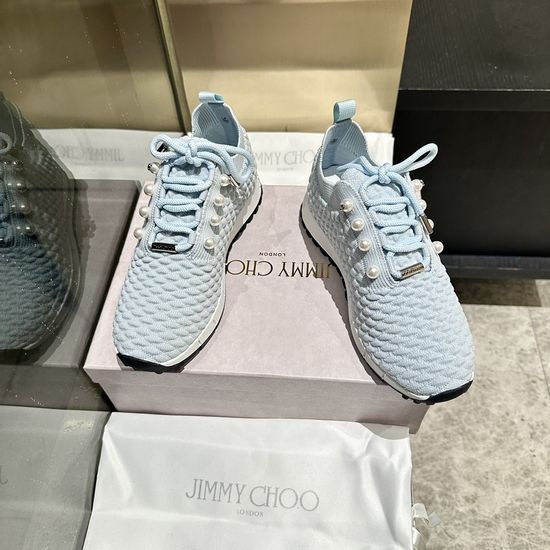 Jimmy Choo Knit Casual Shoes Minimalist Stylish Non Slip Daily Footwear