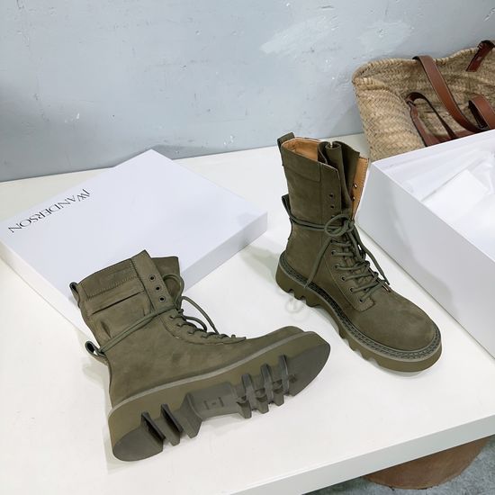 JW Anderson Thick Platform Non-slip Ankle Boots Fashion Casual Shoes